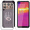 AQGG Hülle + Displayschutzfolien für IIIF150 Raptor (6.80) Cover + Handy Ring Halter Transparente Sanft Silikon TPU Handyhülle Schutzhülle Bumper
