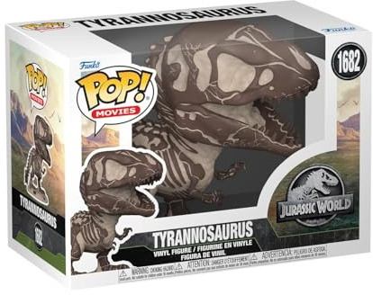 Funko Pop! Movies: JP​ Fossil - Tyrannosaurus - Jurassic Park- Figura de Vinilo Coleccionable - Idea de Regalo - Mercancia Oficial - Juguetes para Niños y Adultos - Movies Fans