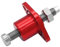 Aqxyhjk For CRF150R 250R 450R CRF 450X Rebel CMX500 Tensor DE Cadena DE Leva Manual Billet 2004-2022 (Color : Red)
