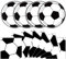 KFJBPB 40 Pcs Soccer Plates and Napkins, Paper Dinner Plates and Napkins, Soccer Birthday Party Decorations, Serves 20