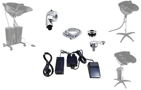Portable Hair Washing Basin Height Adjustable Portable Hair Washing Sink Shampoo (Pump,Shower Head+Holders)
