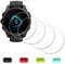iDaPro [4 Stück Displayschutz für Garmin Fenix 8 AMOLED 43mm schutzfolie + [4 Stück] Silikon Anti-Staub-Stecker,Härtegrad 9H, Anti-Fingerabdruck, Kratzfest,Blasenfrei