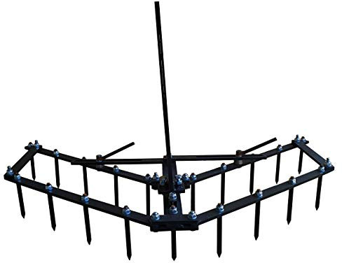 G GRÜNWELT Aerator Vertikutierer Bodenbelüfter Aerifizierer Bodenlockerer Bodenkralle 120cm