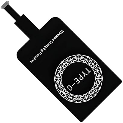 USB TYP C Qi Passend 1300mA für Samsung GalaxyA17 A07 A56 A36 A26 A16 A06 A55 A35 A25 A15 A05 A52 A72 A32 A51 A50 S25 S24 S23 S20 Xiaomi Google Huawei,Ultrathin USB Typ C Qi Wireless Ladeempfänger