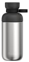 Mepal - Trinkflasche Edelstahl Vita - 2 Öffnungen für zusätzlichen Trinkkomfort - Auslaufsicher und Spülmaschinengeeignet - Neutral im Geschmack - Wasserflasche Edelstahl - 500 ml - Nordic black