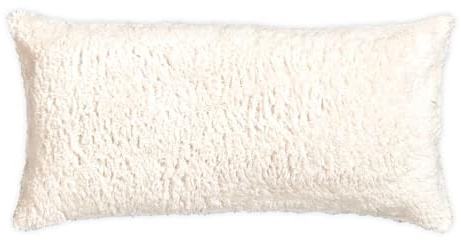 Traumschlaf Teddy Flausch Kopfkissen – Kuschelig weiches Mikrofaser Kissen, waschbar bis 60°C - formstabil & wärmend – Flauschiges Wohlfühlkissen für gemütliche Nächte - 40x80 cm