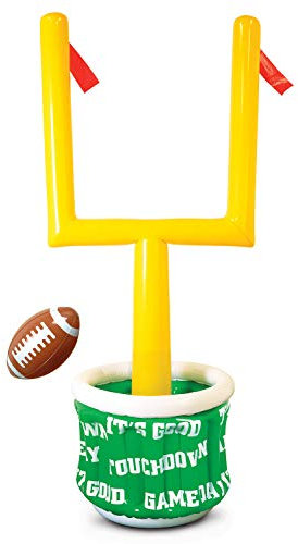 Beistle 50083 1-pack Inflatable Goal post Cooler with Football per feste, 71,1 cm di larghezza, piedi 5,1 cm altezza