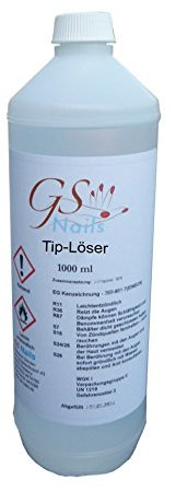 GS-Nails 1 L Tiplöser Tip Löser Acryllöser Tipentferner Nagellöser