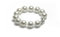 Schmuckwilli Perlenarmband für Damen & Mädchen - 20cm Länge mit 14mm großen weißen runden Perlen - Elegante Armband mit Muschelkernperlen MK Perlen für jeden Anlass - die Perlenarmreife für Frauen