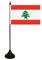 U24 Tischflagge Libanon Fahne Flagge Tischfahne 10 x 15 cm