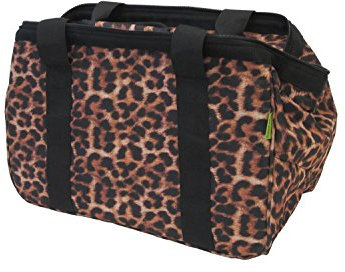 JanetBasket Eco bag-18-inch X 25,4 cm x 12 Zoll Leopard, andere, Mehrfarbig