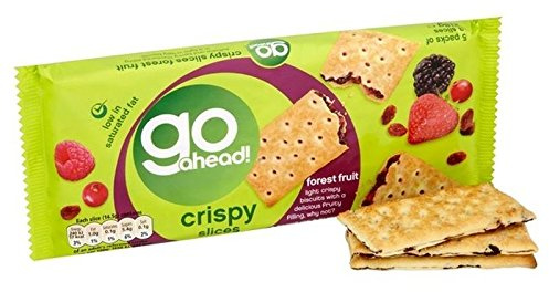 Go Ahead Crispy Fruit Slice Forest Fruit 5 per Pack - Pack of 6