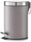 Zeller Pedal bin 3l of Metal in Grey, 3 Litre