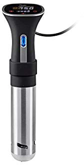 Monoprice Sous Vide Immersion Cooker 800W - With Adjustable Clamp And Digital LED Touch Screen, Easy To Clean, Black and Silver - Strata Home Collection