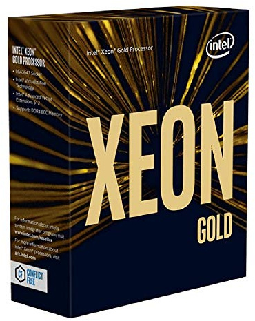 Intel Xeon Gold 6128-3,4 GHz, 6-Core, 12 Threads, 19,25 MB Cache, LGA3647-Sockel, Box