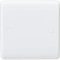 Knightsbridge CU8350 Curved Edge 1 Gang Blanking Plate, White
