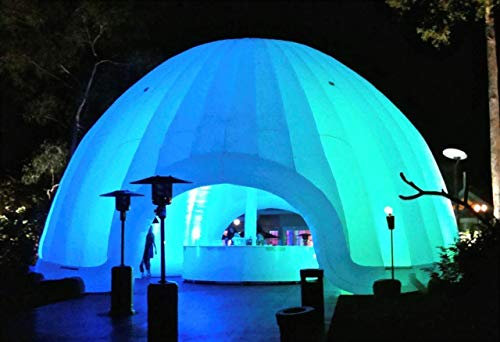 Aufblasbares Zelt für kommerzielle Hochzeiten, Veranstaltungen, Nachtclubs, Bars, Pool, Terrasse, Festzelt, Kuppelzelt (6 m (D) x 4,8 m (H))