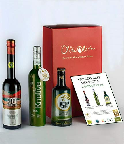 3 Meilleures Huiles d'Olive Vierge Extra du Monde 2018 - Rincon de la Subbetica | Knolive | Oliveira da Serra