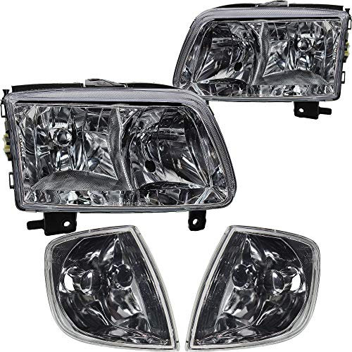 Scheinwerfer + Blinker Set 6N2 Bj. 10.99-10.01 H7+H1 für elektr. LWR