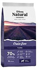 Dibaq Natural Moments Dog Tuna Thunfischfutter für ausgewachsene Hunde - 100 % natürlich und getreidefrei - 2 kg