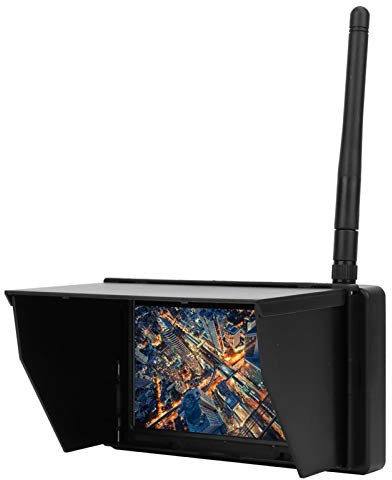 WNSC FPV Monitor, Wireless Receiver Monitor, 48-Channel 4.3 Inch Non-Radiation for RC FPV Quadcopter Drone Airplane RC Racing