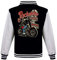 Gasoline Bandit Rockabilly Baseball College Jacke - Lives Forever L