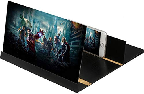 ARCH Handy Bildschirmlupe Mit Lautsprecher, Handylupe Bildschirm Vergrösserung,Einfach Zu Bedienen, Handy Lupe for Smartphone, Telefonprojektor for Filme, Videos Und Spiele