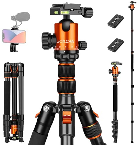JOILCAN 81 Tripod for Camera Phone, 83 Aluminum Camera Tripod Monopod
