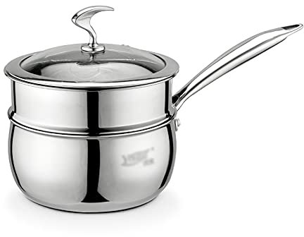 Ollas Rectas, Stock Pot, 18-10 Acero Inoxidable Espesado Olla De Sopa/Olla De Cocción Antiadherente (18/20 / 24cm), Para Cocina De Gas/Cocina De Inducción (Size : 18cm)