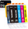 Timink PGI-580XXL CLI-581XXL Druckerpatronen Multipack für Canon Patronen 580 581 XXL Kompatibel mit Canon PIXMA TR8550 TS6350 TS6250 TS6150 TS705 TS6151 TS6351 TS6251 TS8150 TS8250 Drucker