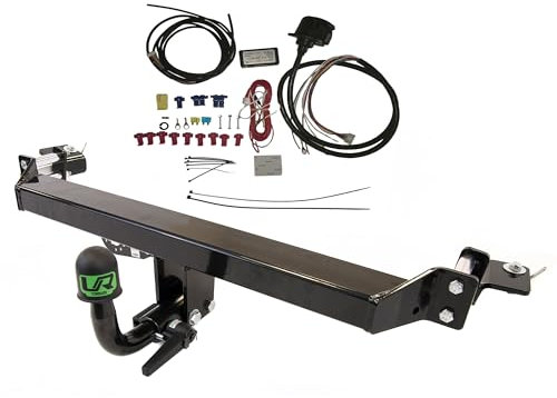 UmbraRimorchi Abnehmbar Anhängerkupplung 7-polig C2 E-Satz Kompatibel Mit Skoda VW SUPERB Wagon YETI TOURAN 43064/C 09/2008-05/2015