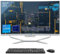 SIMPLETEK PC tout-en-un 24 Full HD Incurvé Core i5 jusqu'à 3,30 GHz Windows 10 Pro 16 Go RAM SSD 240 Go + 2 To Webcam 1080p WiFi5 BT HDMI Ordinateur fixe Aio Home école travail