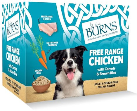 Burns Adult Dog Complete Wet Dog Food Free Range Chicken 24x395 g Bumper Box