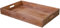 Kistenkolli Altes Land Bandeja para servir de madera de 60 x 40 x 8 cm, bandeja decorativa para la cama (blanco)