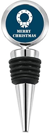 Weihnachtskranz Stern Glück Flaschenverschluss Edelstahl Gummi wiederverwendbar