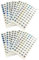 ASYKNM Nummernaufkleber 1-300, 10 Blatt selbstklebende Rundetiketten für Büros, Schließfächer & Heim-Klassifikation - Zahlen-Aufkleber, Klebepunkte & Etiketten.