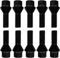 10 Radschrauben Radbolzen Kegelbund schwarz M14x1,5 38mm