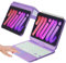 NOKBABO iPad mini 6 Keyboard Case (8.3 inch), 7-Color Backlight, Multi-Touchpad, 360°Rotatable, Wireless Keyboard for iPad mini 7 A17 Pro(2024) & Mini 6 (2021) - Metallic Purple