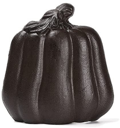 STCREE Gusseisen Kürbis Türstopper, Anti-Skid Anti-Kollision Gemüse Dekoration, Verwendet für Outdoor, Indoor, Restaurant, Büro, Familie TQGJST313