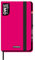 Mitama Taccuino Pocket FUCSIA - MEMO BOOK - NOTEBOOK - Copertina Soft Touch - Tasca interna + Matita Inclusa - Fogli Bianchi - 9 x 14 cm