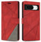 SONWO Coque pour Google Pixel 8, Protection Housse Etui en Cuir PU Portefeuille avec Emplacements Cartes et Fonction Support pour Google Pixel 8, Rouge