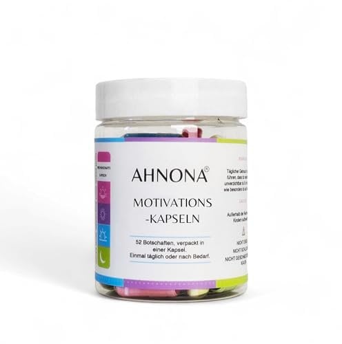 Ahnona, Achtsamkeit Geschenk - Geschenke für Frauen, Beste Freundin, Affirmationskarten für Erwachsene, Vision Board, Selbstliebe, Du Schaffst Das, Mutmacher, 52 Positive Botschaften