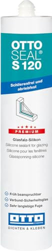 OTTOSEAL S 120 Premium-Glasfalz-Silikon 310 ml Kartusche Ral 9016