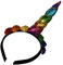 VILLFUL Einhorn-Stirnband halloween haarschmuck halloween hair accessories Einhorn-Haarreifen Einhorn-Kostüm-Stirnband Schmücken Haarband Einhorn-Kopfbedeckung Kopfbedeckung aus Horn Paket