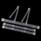 FSSTUD 3 Sets Clear Bra Straps Adjustable Bra Shoulder Straps Transparent Back Straps Thin Invisible Bra Straps Non Slip Elastic Bra Straps Replacement Bra Strap Accessories