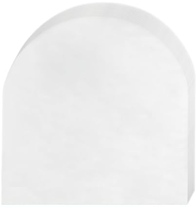 50 Pieces Record Sleeves, LP Vinyl Inner Sleeves Semi-Transparent Anti Static Single Cover Round Record Album Covers for Record