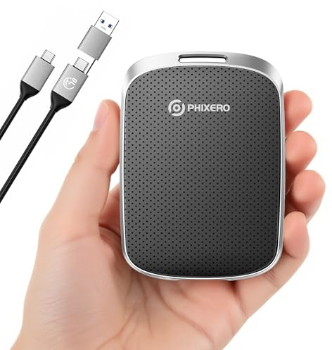 PHIXERO P5plus Portable SSD 128GB black