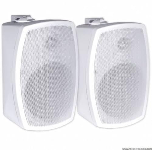 RO&CO System One - Paire d'enceintes pour extérieur et intérieur Réf. OD-520 WH