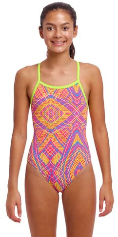 Funkita Single Strap Swimsuit 8 Years Pink