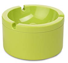 Mepal Aschenbecher mit Deckel - Latin Lime (hellgrün) Model Name: Aschenbecher mit Deckel - Latin Lime (hellgrün), 11 x 6 x 10 cm